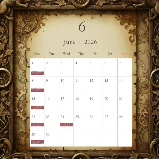 6月の定休日です。

#山口市美容院#山口市ヘアサロン#アルマダ正規取扱店#リュミエリーナ正規取扱店#エグータム正規取扱店